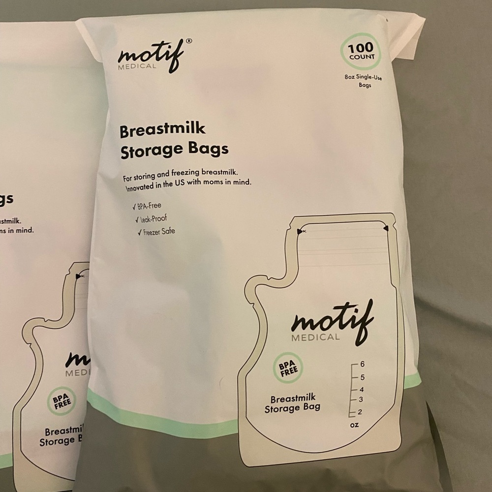 NWT 🍼400 Motif Breastmilk Storage Bags - Picture 2 of 7